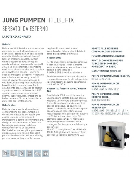 MINISTAZIONE HEBEFIX PER ACQUE CARICHE