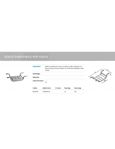 SEDILE PER VASCA G24JDS29