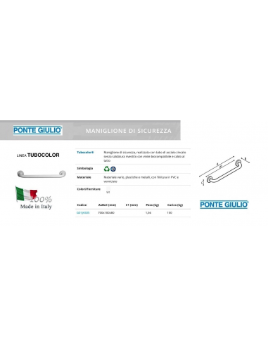 GRIFFSTANGE TUBICOLOR 700X100X80