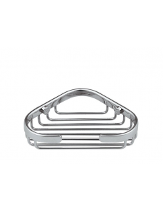 PORTASAPONE ANGOLARE IN OTTONE CROMATO REMER GRANDE RB272