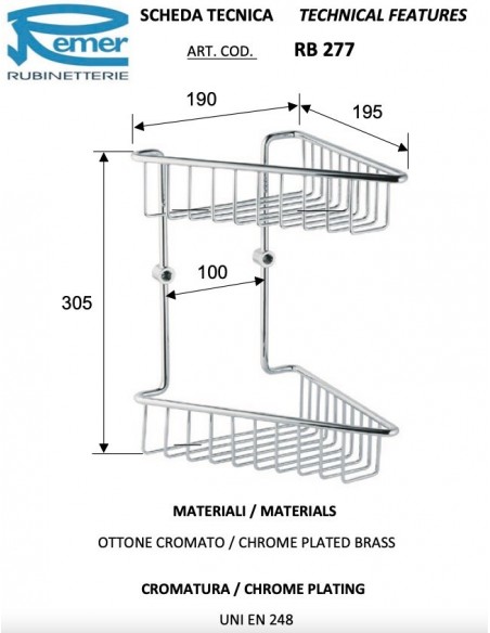 PORTASAP.A GITTER 233X105X33