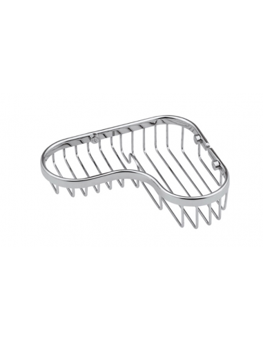 PORTASAPONE IN OTTONE CROMATO REMER RB273 ANGOLO