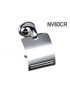 PORTA ROTOLO IN OTTONE CROMATO REMER NV60 SERIE 900