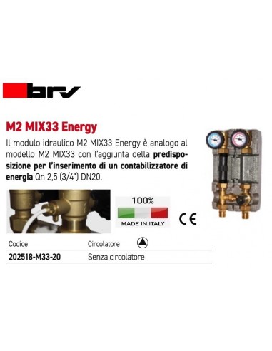 MODULO IDRAULICO BRV DN20 20518-M33-20 SENZA...