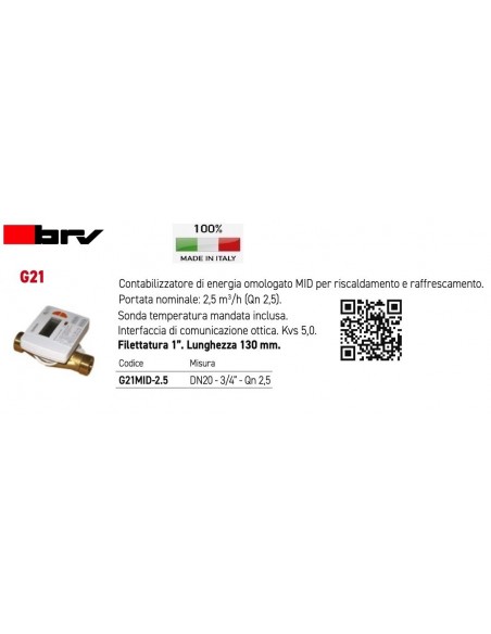 CONTABILIZZATORE BRV G21MID-2.5