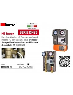 HYDRAULIKMODUL BRV DN25 203518-P8-20 WILO PARA 25/8...