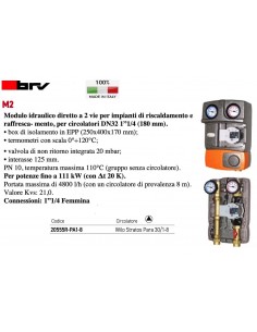 MODULO IDRAULICO BRV DN32 20555R-PA1-8 Wilo Stratos Para...