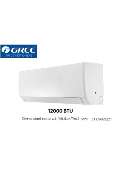 GREE UNITA INTERNA R32 PULAR 12000 WIFI