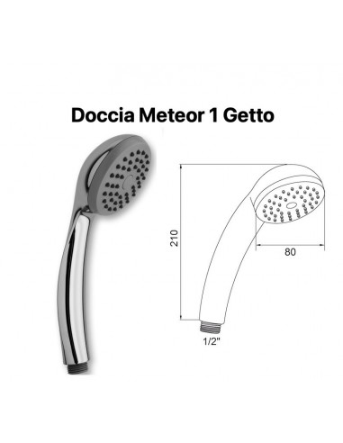 METEOR DUSCHBRAUSE EIN STRAHL AUS VERCHROMTEM...