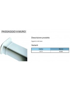 PASSAGGIO A MURO mm.90X65 PER CANALINA SONIA
