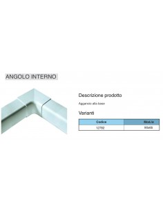 CURVA INTERNA  mm.90X65 PER CANALINA SONIA