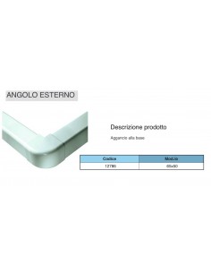 CURVA ESTERNA  mm.65X50 PER CANALINA SONIA