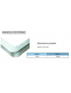 CURVA ESTERNA  mm.90X65PER CANALINA SONIA